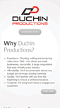Mobile Screenshot of duchinproductions.com